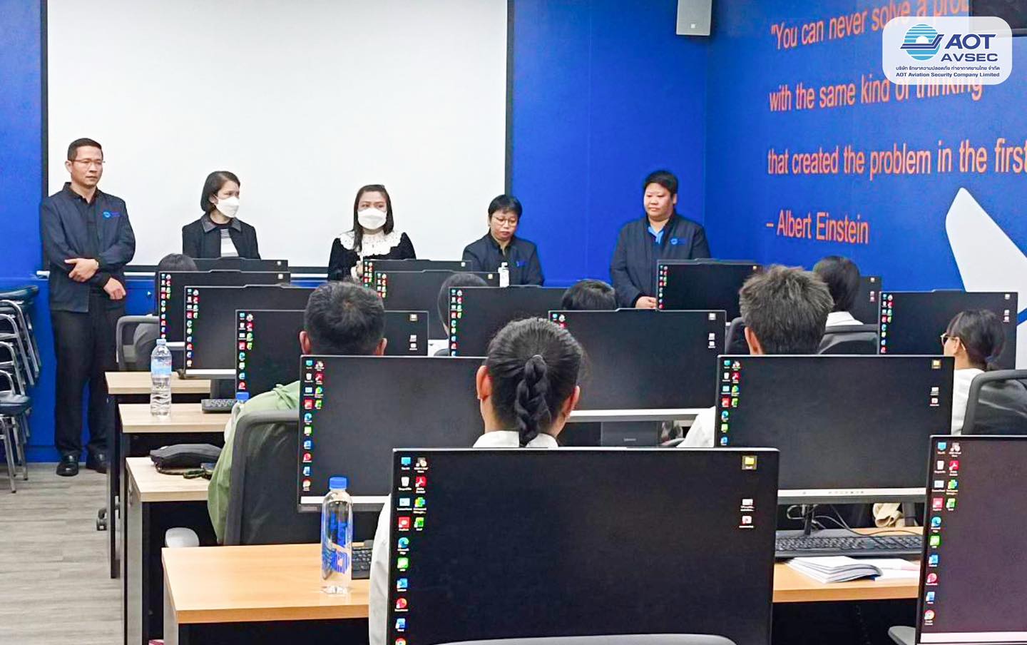 รองกรรมการผู้จัดการสายงานทรัพยากรบุคคล เข้าตรวจเยี่ยมการฝึกอบรมสำหรับพนักงานตรวจค้น รุ่น 16/2569 และพนักงาน ฝสภ.