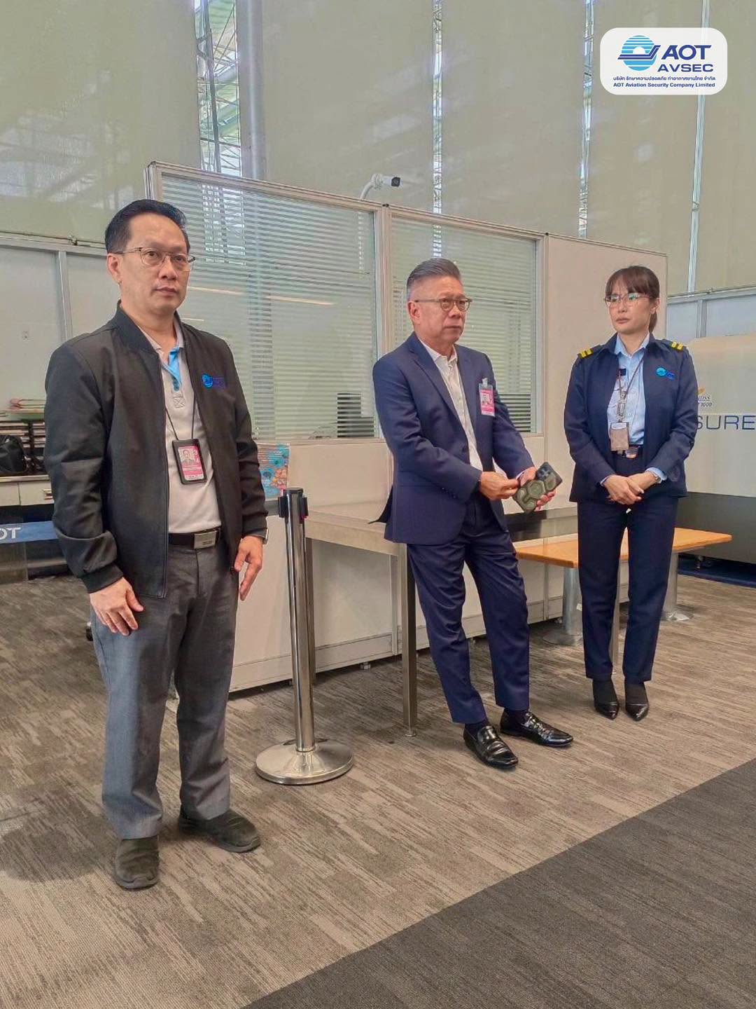 คุณกาญจน์ ทองใหญ่ รักษาการรองกรรมการผู้จัดการสายงานปฏิบัติการ (รก.รปก.) ลงพื้นที่ตรวจเยี่ยมและติดตามการปฏิบัติหน้าที่ของพนักงาน
