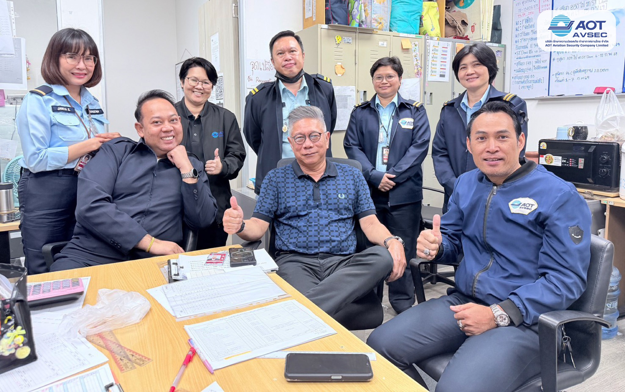 รักษาการรองกรรมการผู้จัดการสายงานปฏิบัติการ (รก.รปก.) ลงพื้นตรวจเยี่ยมการปฏิบัติงานของพนักงาน ฝสภ.