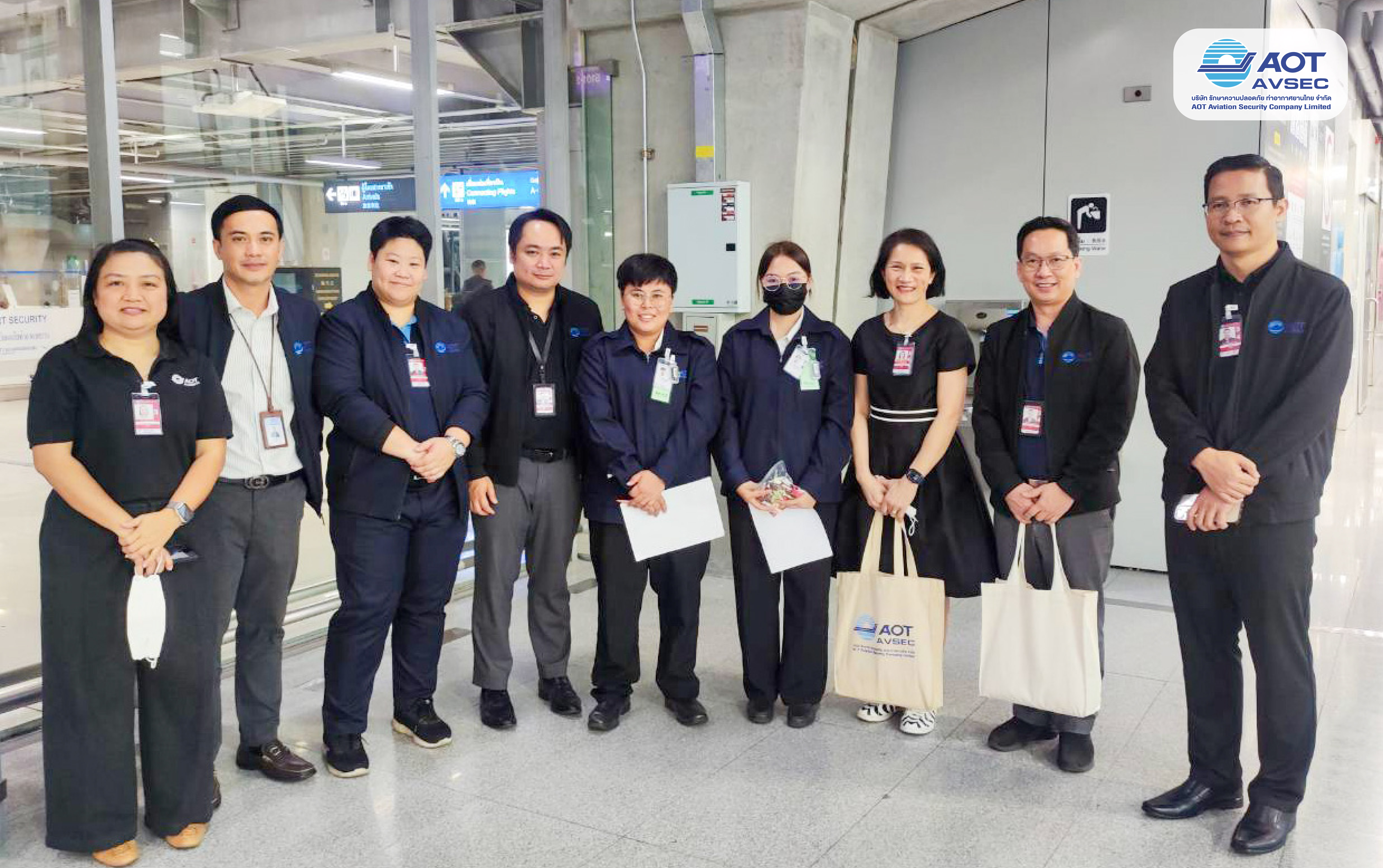 รองกรรมการผู้จัดการสายงานทรัพยากรบุคคล ลงพื้นตรวจเยี่ยมการปฏิบัติงานของพนักงาน ฝสภ. ณ จุดปฏิบัติงานต่างๆ