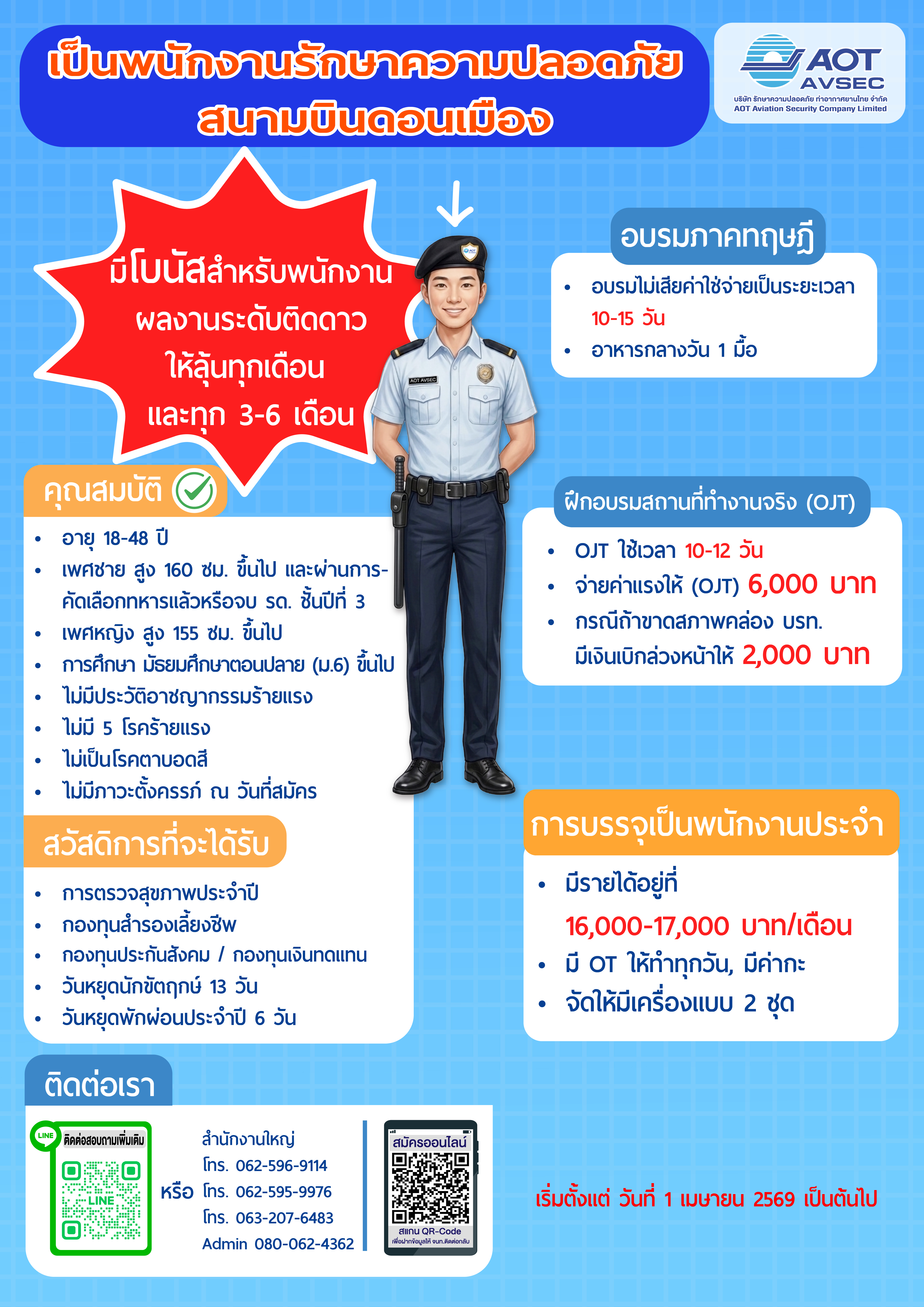 พนักงานรักษาความปลอดภัย สนามบินดอนเมือง