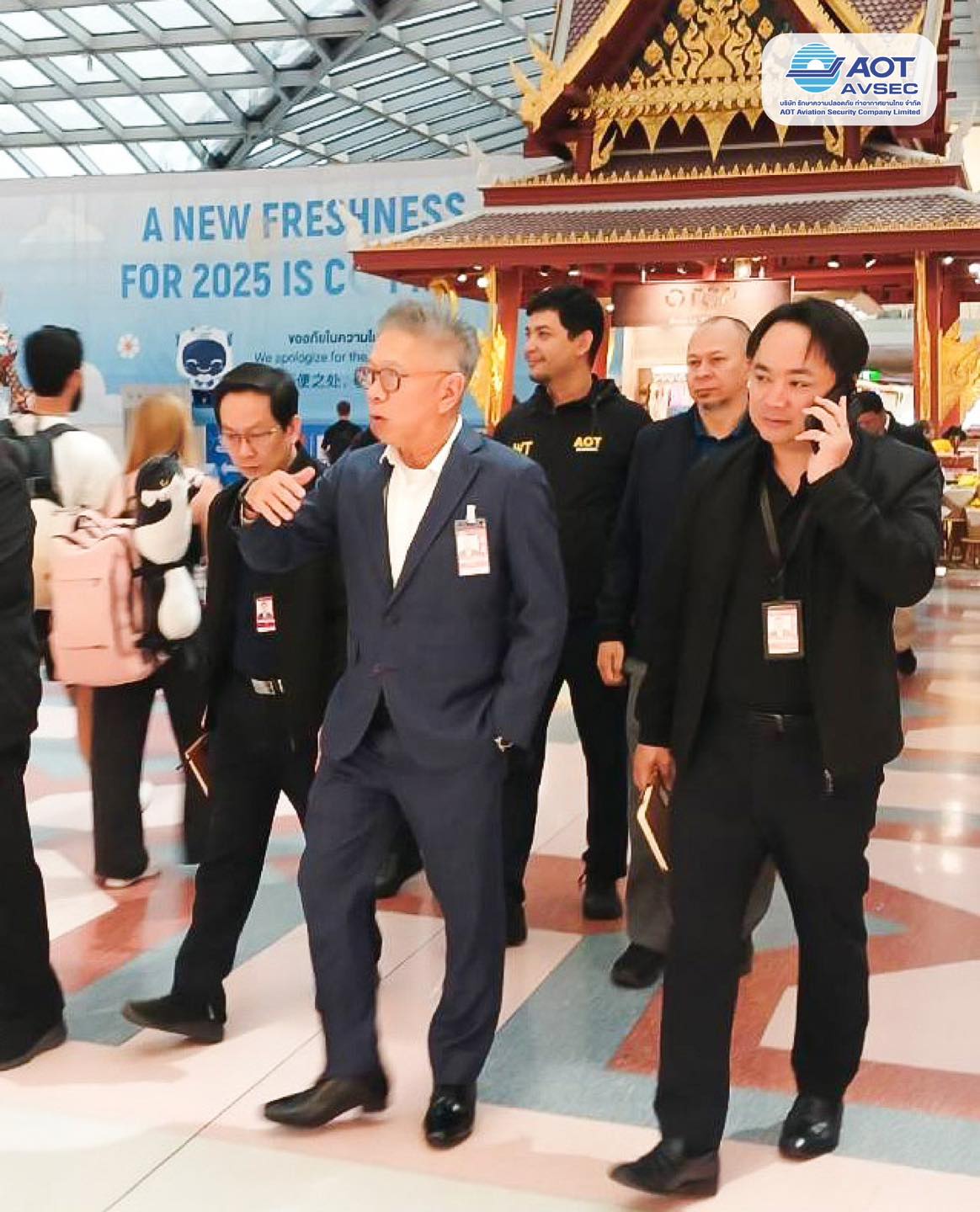 รักษาการรองกรรมการผู้จัดการสายงานปฏิบัติการ (รก.รปก.) ลงพื้นตรวจเยี่ยมการปฏิบัติงานของพนักงาน ฝสภ. ณ จุดปฏิบัติงานต่างๆ