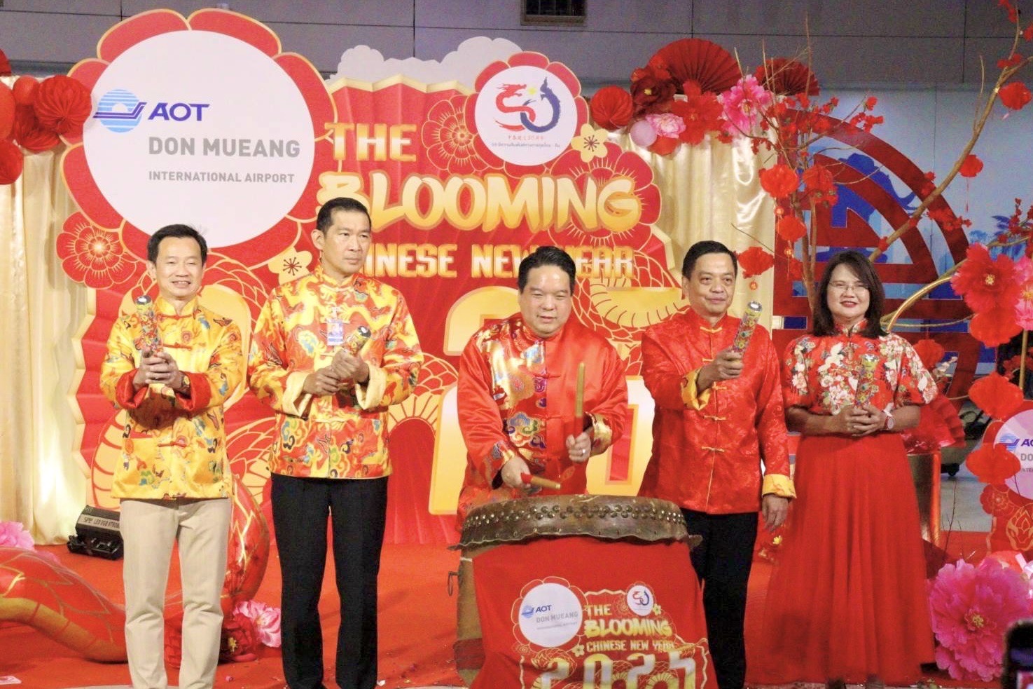 บรท. ร่วมกิจกรรมเทศกาลวันตรุษจีน ประจำปี 2568 ณ ท่าอากาศยานดอนเมือง
